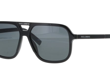 Square Black Dolce and Gabbana Sunglasses Sale