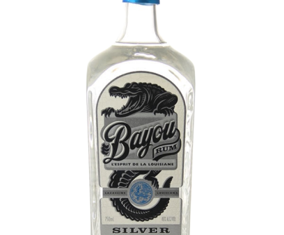 Bayou Rum Sliver Rum 750 ml Online now