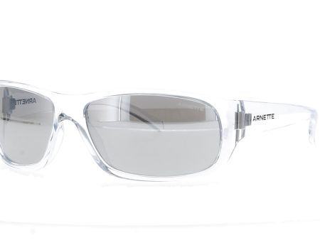 Arnette Crystal with Grey Silver Mirror Sunglasses Online