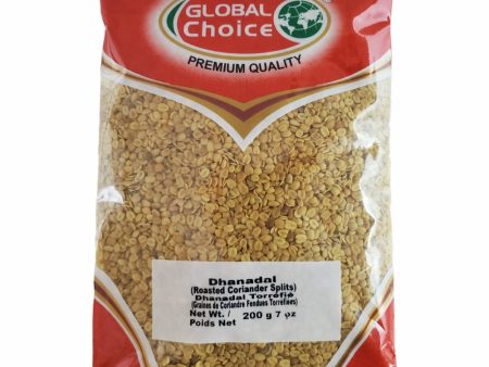 Global Choice Dhana dal 200gm  (Roasted Coriander Splits) Hot on Sale