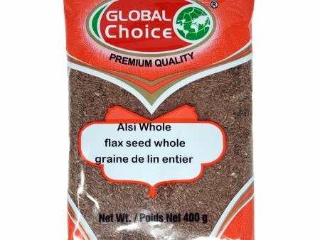 Global Choice Whole Flax Seed 400gm (Alsi Whole) Fashion