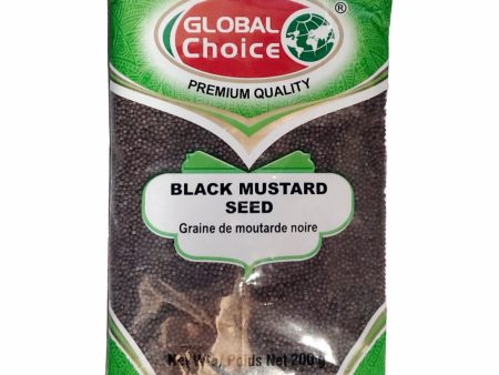 Global Choice Black Mustard Seed 200gm on Sale