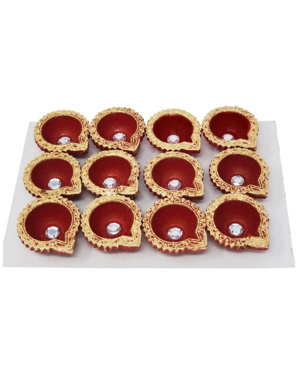 Diya Set of 12 Rangoli Online Sale