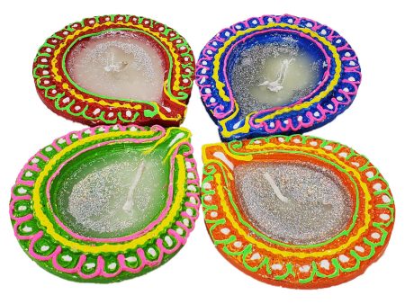 Diya Set of 4 Wax Fashion