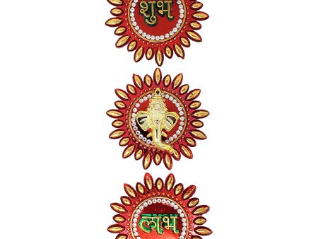 Shubh Labh Ganesh Stickers For Discount