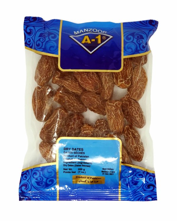 Manzoor A-1 Dry Dates 200gm Hot on Sale