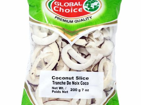 Global Choice Dry Coconut Slice 200gm on Sale