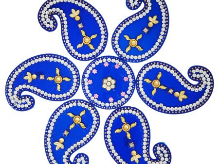 Kundan Rangoli Design (artificial Rangoli reusable) Online Sale